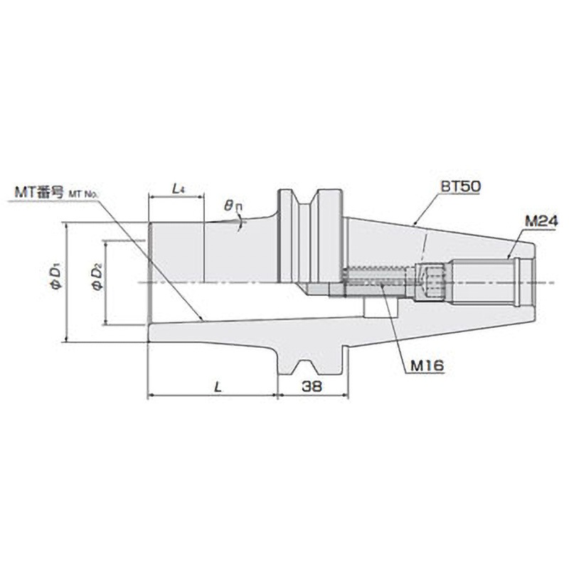 BT50-MTB503-70-65 アーバー 1本 MOLDINO(旧:三菱日立ツール) 【通販モノタロウ】