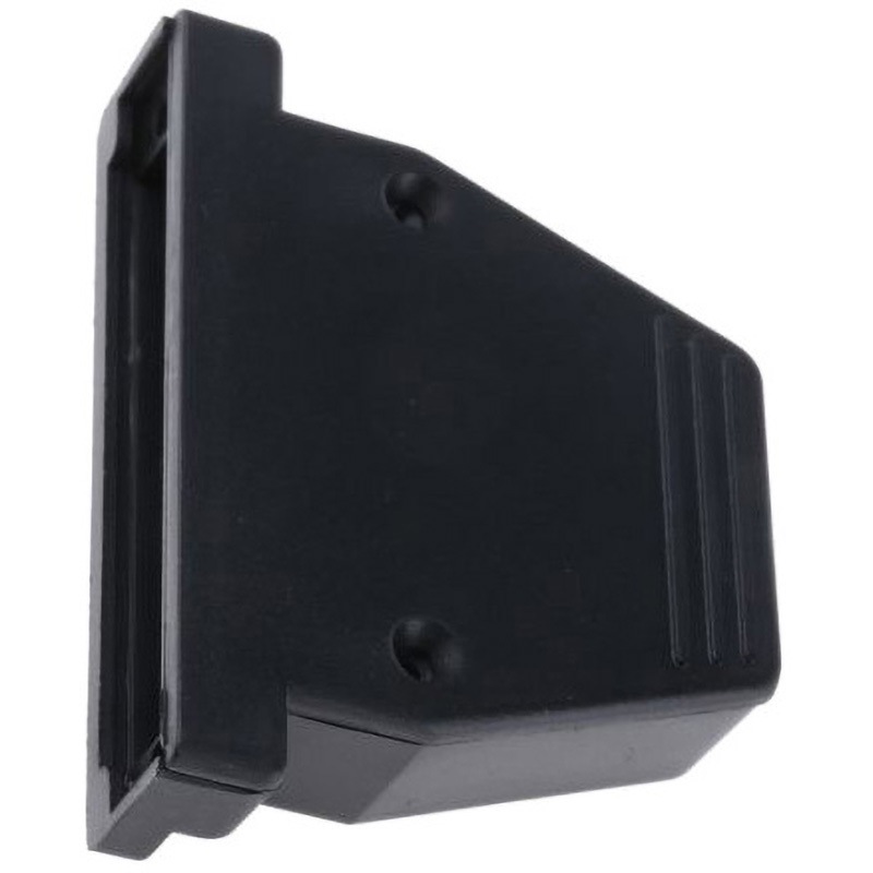544-3446 RS Pro D-subコネクタ用バックシェル ストレート 37 極 PET, 黒 RS PRO 1袋(10個) 544-3446
