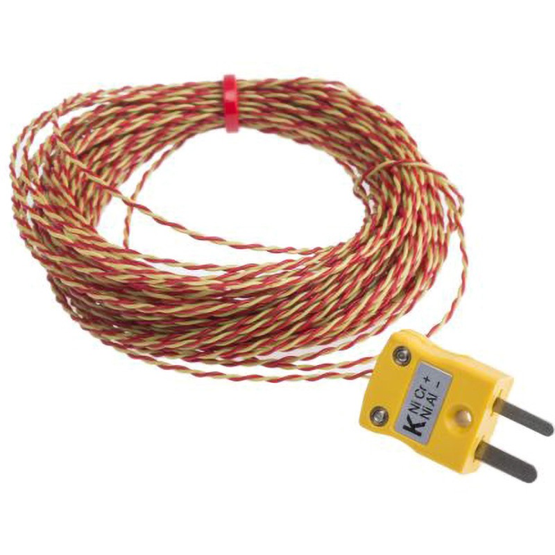 847-9757 RS Pro 熱電対 XQ-1179-RS Kタイプ ミニチュアプラグ， -75℃ に +250℃， 10m 1個 RS PRO 【通販モノタロウ】