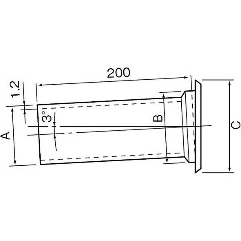 CZ-HAP2-C 配管穴用パイプ 1個 Panasonic(パナソニック) 【通販