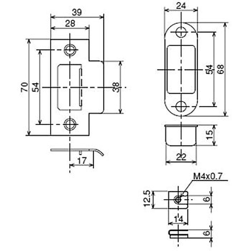 A♡専用【訳あり】40×40cm 3枚セットとレリーフ　通常16,434円が！ 33M-05-TRW-32D-100-TO 取替錠 Wロックシリーズ アルファ