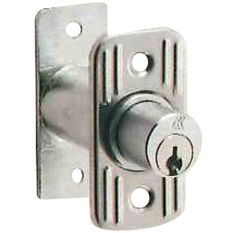 503 プッシュ栓錠 アルファ 3本ピンシリンダー シルバー色 別