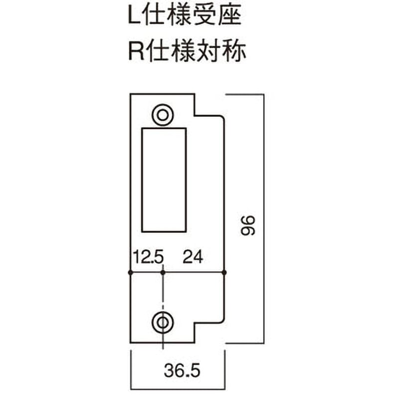 その他 ttw 80431 L キーレックス MIWA HM対応ストライク 1個 長沢製作所