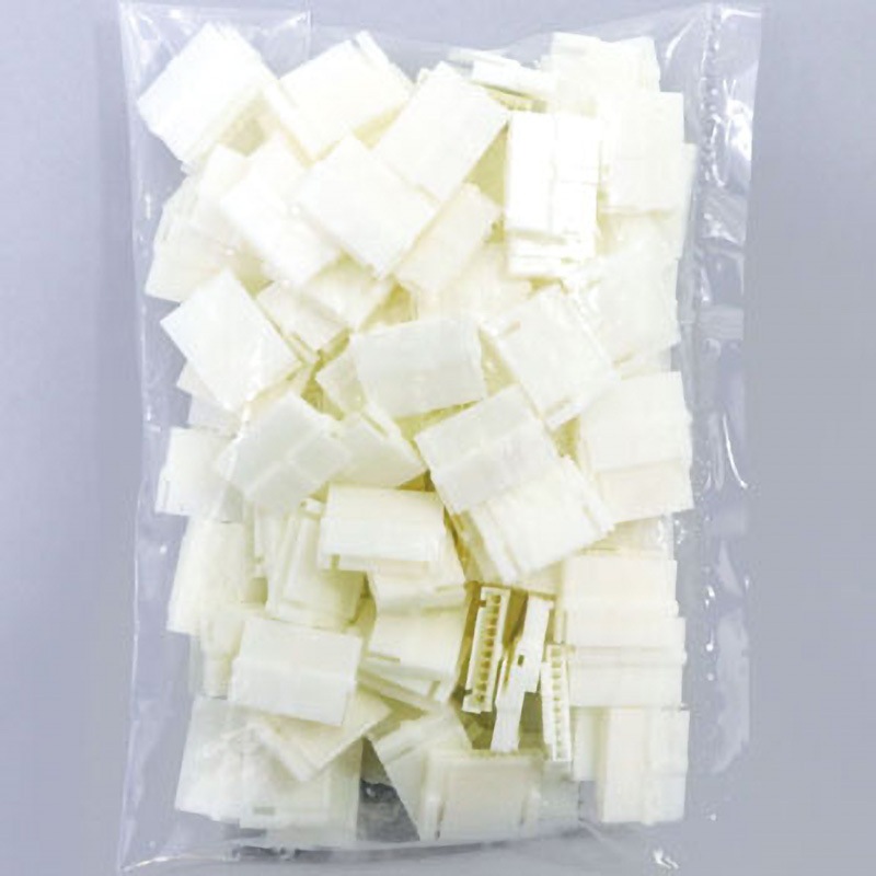 1-172211-0 EIシリーズ キャップ ハウジング TE Connectivity Japan(旧:TYCOELECTRONICS(タイコエレクトロニクス)) 極数10 標準回路 圧着 自然色  1パック(100個) 1-172211-0