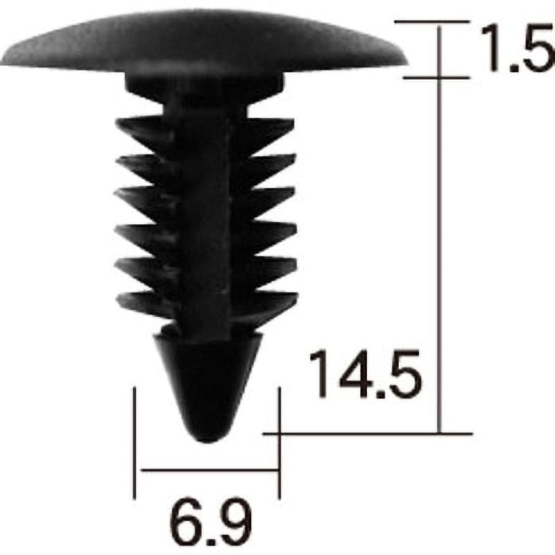 BC5453-2 ブラッシュクリップ VOSTONE(ボストン) 特にマツダ 1袋(2個