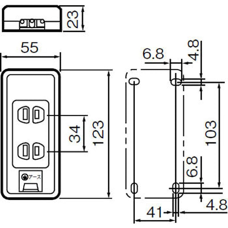 WKS117 リファインシリーズ 100V用コンセント Panasonic(パナソニック