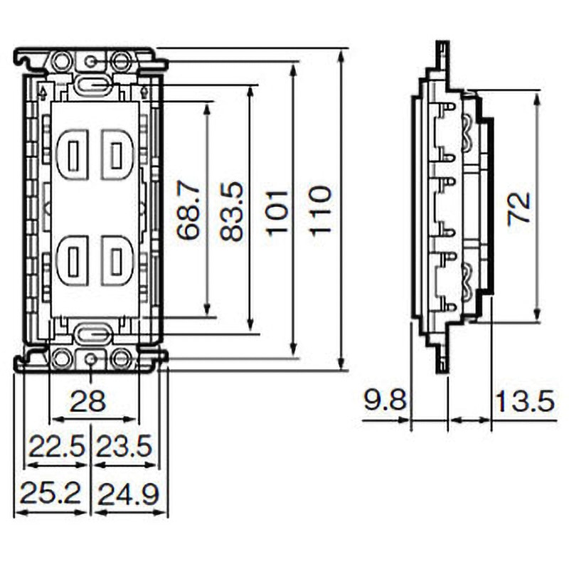 コスモ☆様　ご確認用ページです。 Panasonic 【Panasonic】 コスモシリーズワイド21 埋込スイッチ4路(E