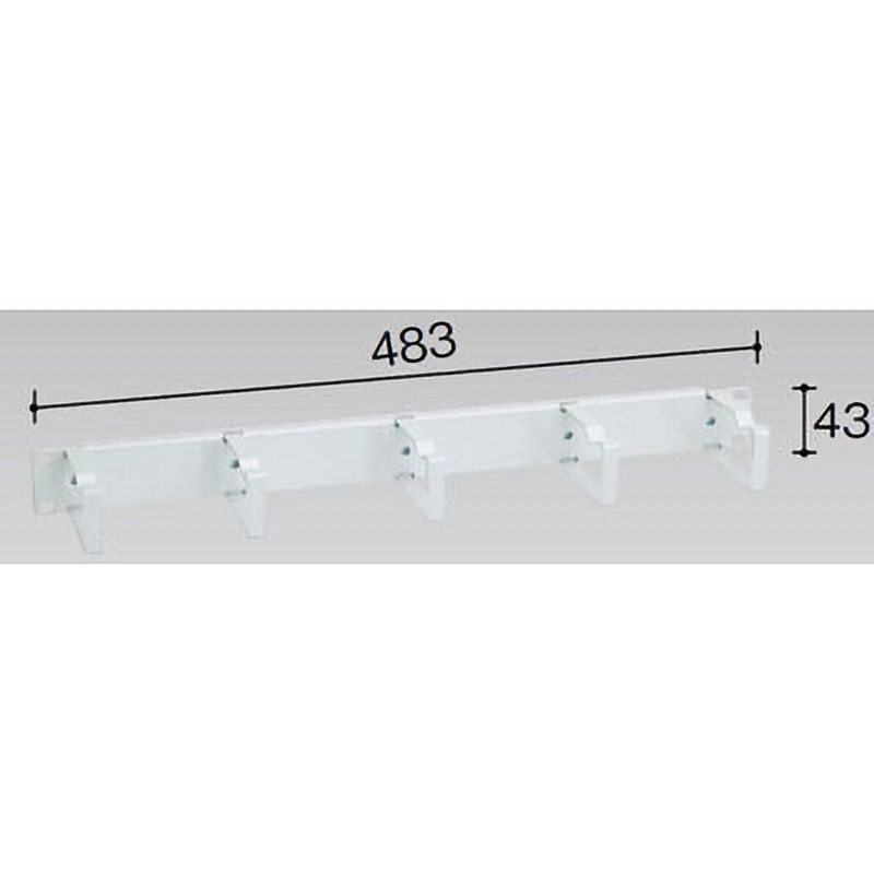 NR22311 ぐっとすシリーズ インチキャビネットラック用トラフ Panasonic(パナソニック) サテングレー色   NR22311