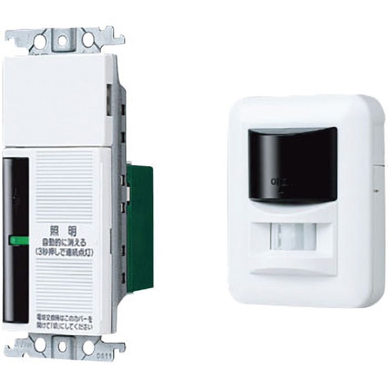 <br> Panasonic コスモワイドここでもセンサ WTP5360WP 4547441444018 DIY 工具 その他DIY パナソニック コスモシリーズワイド21 ここでもセンサ 熱線センサ発信器 壁固定形・明るさセンサ付 ホワイト WTP5360WP