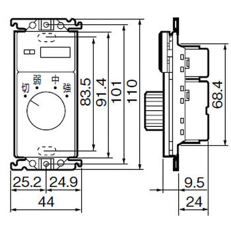 WTC5794WK レンジフード用スイッチセット 1個 Panasonic(パナソニック