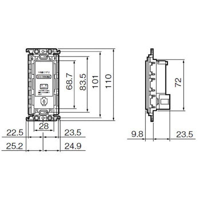 WTF47204WK HA端子対応 IFU Panasonic(パナソニック) モジュラ式