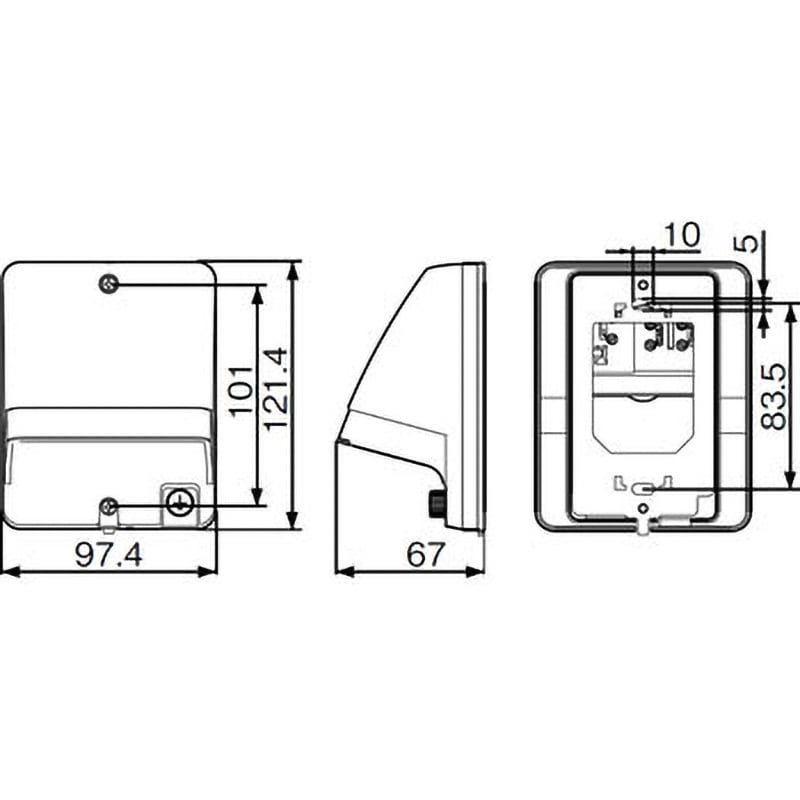 WK4106 フル接地防水ダブルコンセント Panasonic(パナソニック) 15A