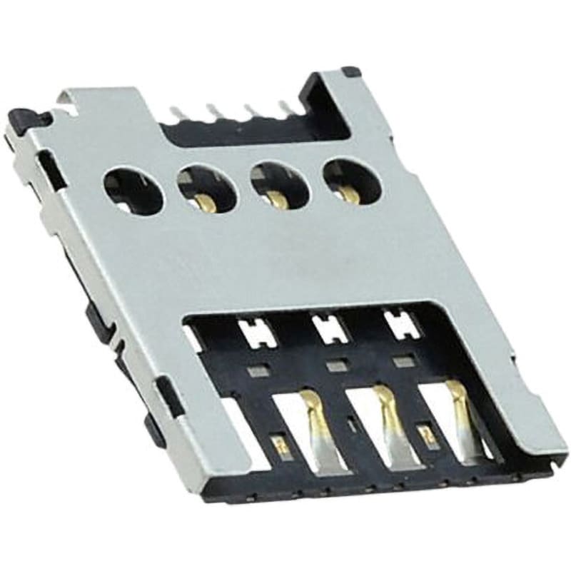 78646-3001 Molex， SIMカードコネクタ， 1.27mm ピッチ， 6 極