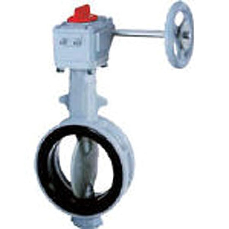 700G-2U-FCD450/SCS14/NBR JIS・ISO両面間適合汎用バルブ ウォームギヤ式 巴バルブ ウエハー接続 呼び圧力5K・10K 呼び径(B)8