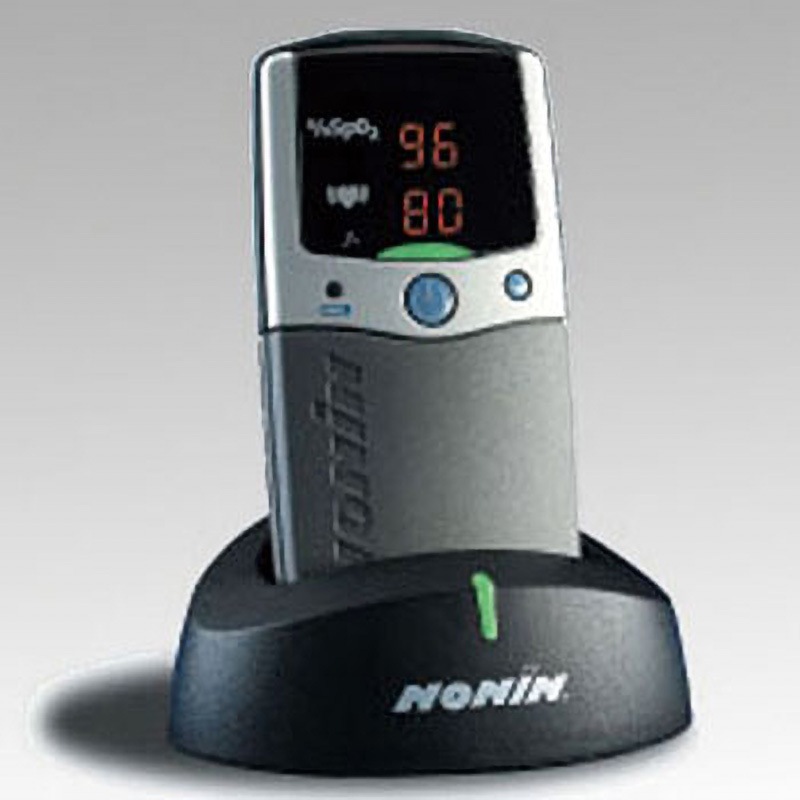 2500C パルスオキシメーター[パームサット] 2500C 充電器セット NONIN 幅116mm奥行86mm高さ55mm 1個
