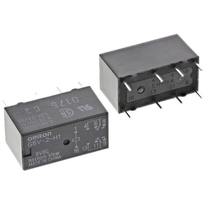 G5V-2-H1 9DC ミニリレー (汎用・ローコスト・2極信号用リレー