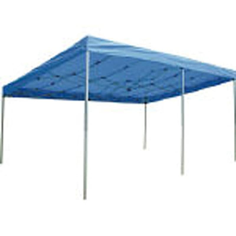 HTK2B KOK オールアルミ60秒ハーフテント1間X1．5間 越智工業所 (天幕)青色