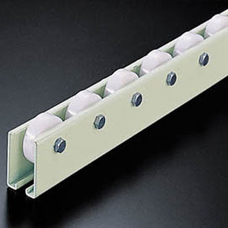 V38N752400 ホイールコンベヤ(樹脂製Φ38×12)P75×L2400mm 1本 TRUSCO 【通販モノタロウ】