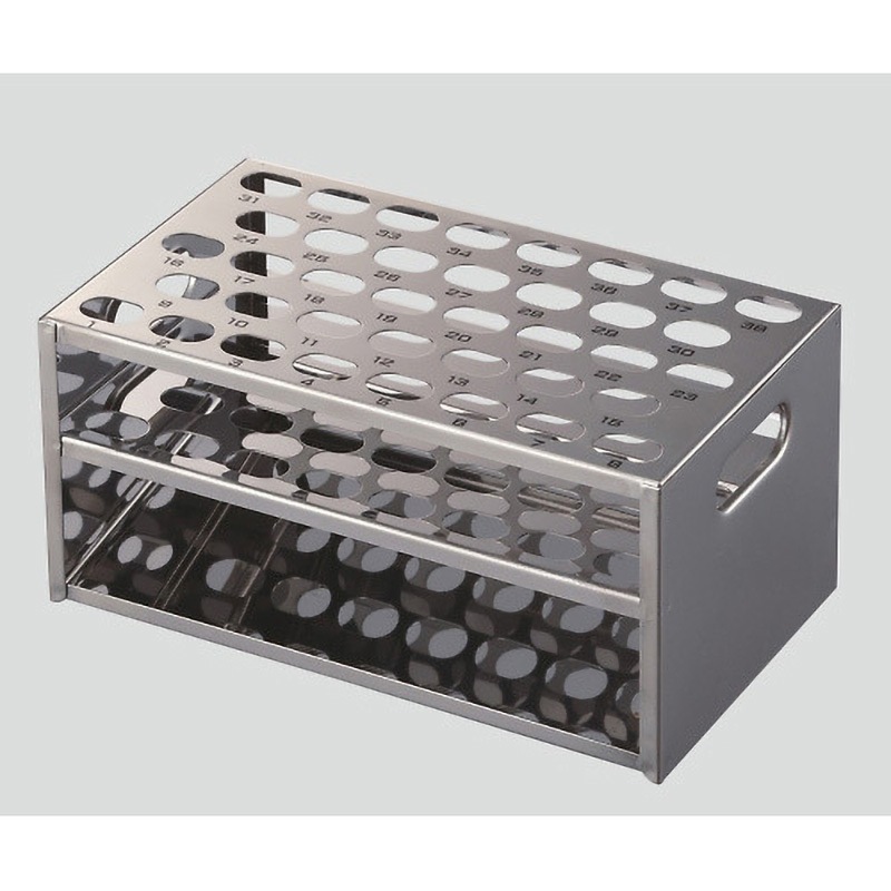 歯ブラシスタンド(SUS430) ナンバー付き ナビス(アズワン) 幅192mm奥行110mm高さ90mm 1個 7,790円