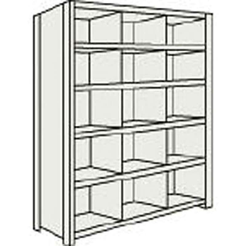 53X36 軽量棚縦仕切付 890×465×1504 3列5段 1セット TRUSCO 【通販モノタロウ】