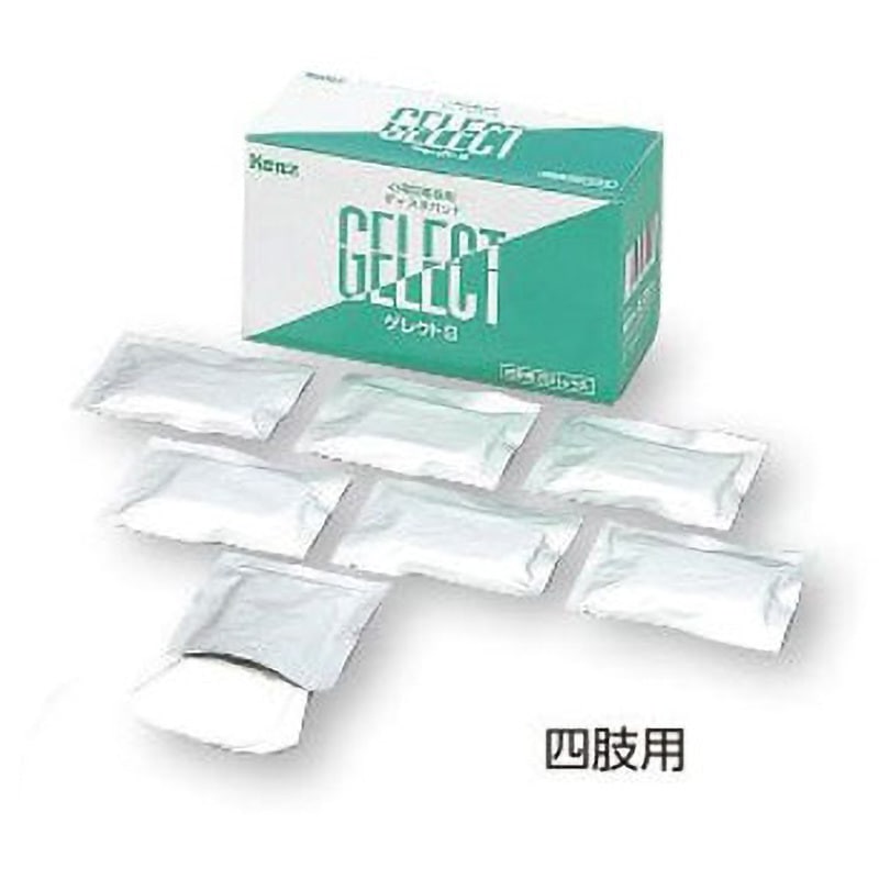 福袋セール 四肢用 心電図電極用ディスポパッド[ゲレクトS] 1箱(4枚×25 消耗品・アクセサリ
