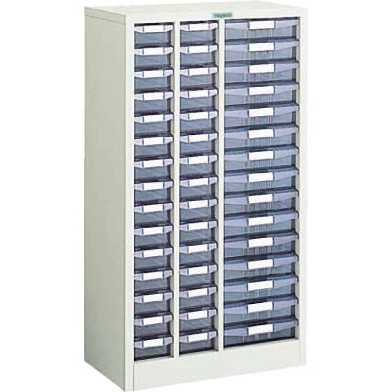 AW-321 A型バンラックケース TRUSCO 引出し数A-1 2列15段 AW-2 15段 外