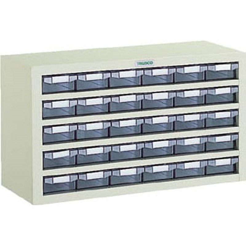 VA65B 引出しユニット795×444引出A130個 TRUSCO 透明色