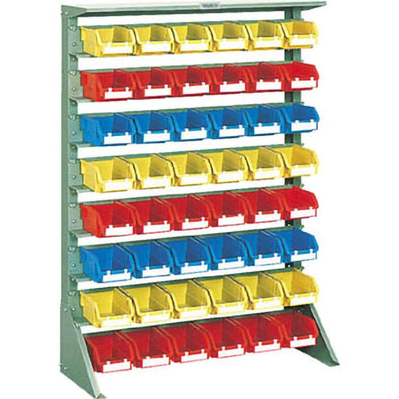 U1208 片面タイプ重量コンテナラック高さ1265小棚8 TRUSCO 最大積載量