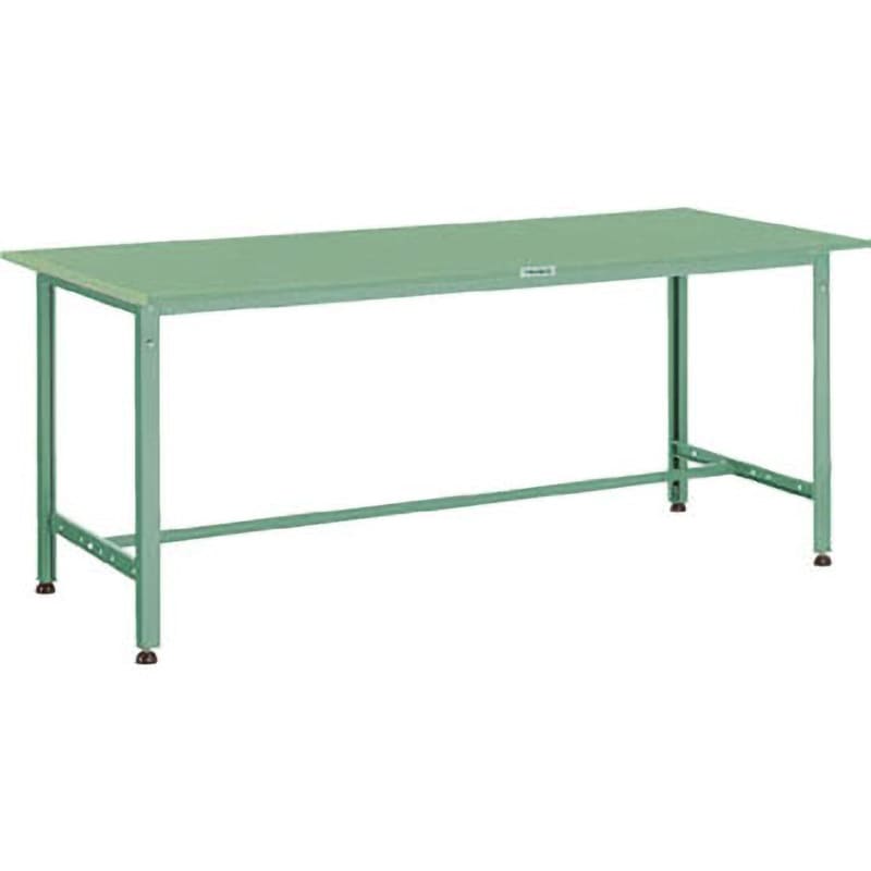 SAE1809 AE型作業台スチール天板1800×900×740 TRUSCO 荷重300kg グリーン色 組立式 29,237円