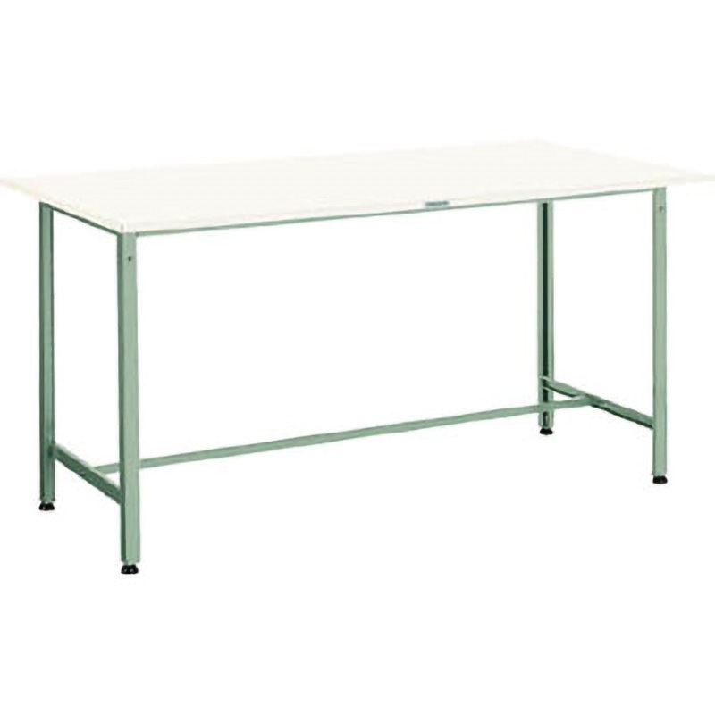 HAE0975 軽量300kg立作業台ポリ天板900x750x900 TRUSCO グリーン色 スチール製 組立式 25,535円