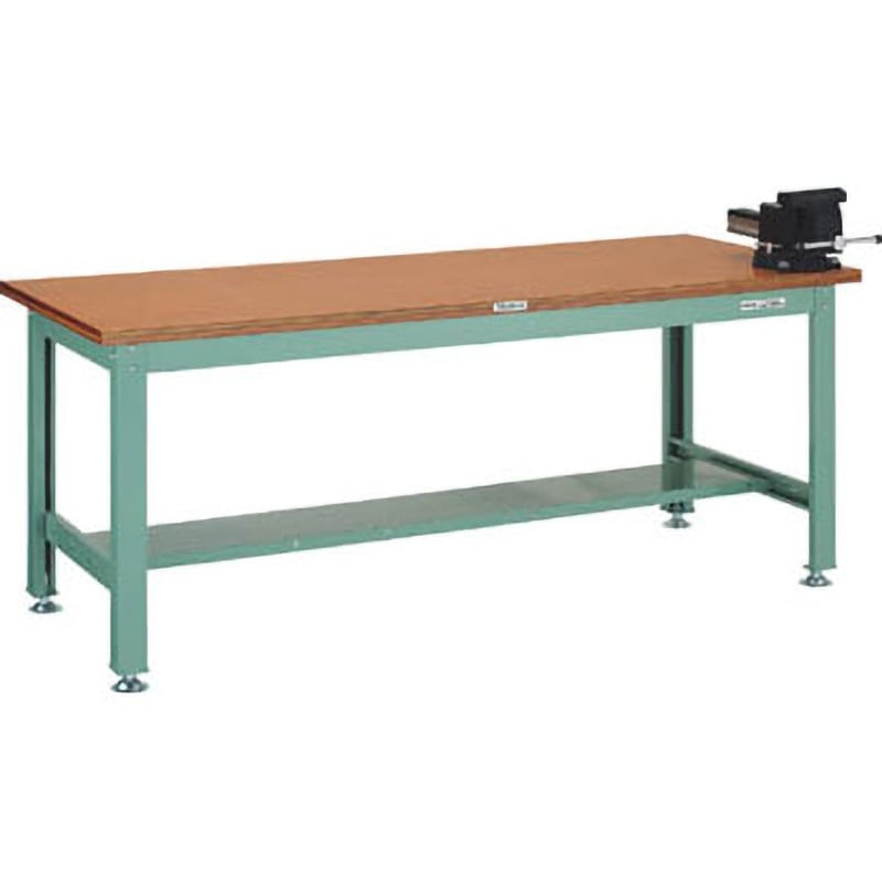 HW1800VRS 中量作業台ダップ天板バイス TRUSCO 荷重1200kg スチール製
