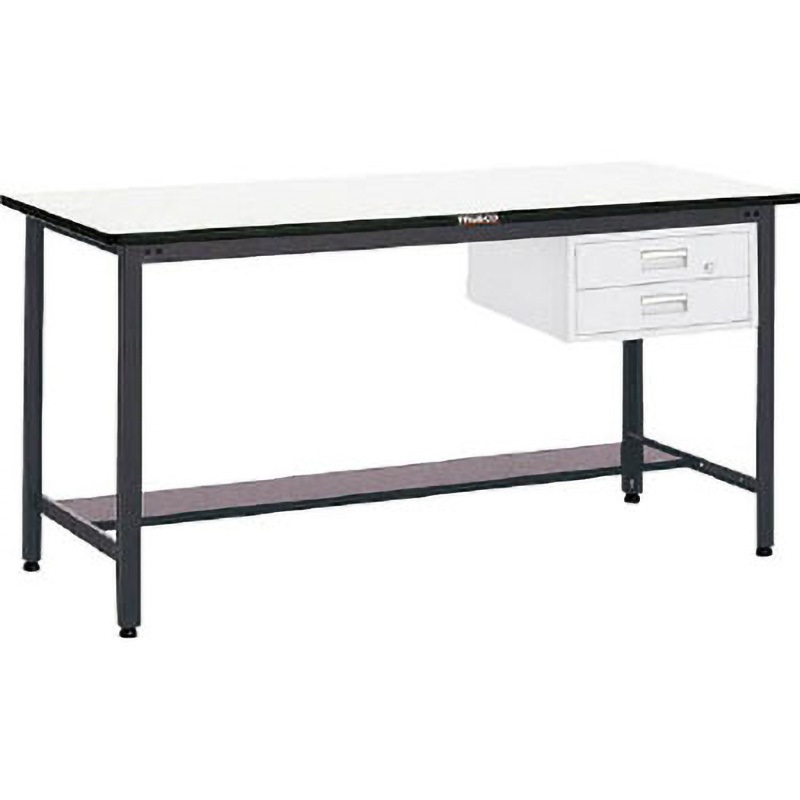HAEWP1875F2 中量立作業台ダップ天板1800×750引出2段 TRUSCO 荷重500kg スチール製 組立式 高さ885mm  HAEWP1875F2