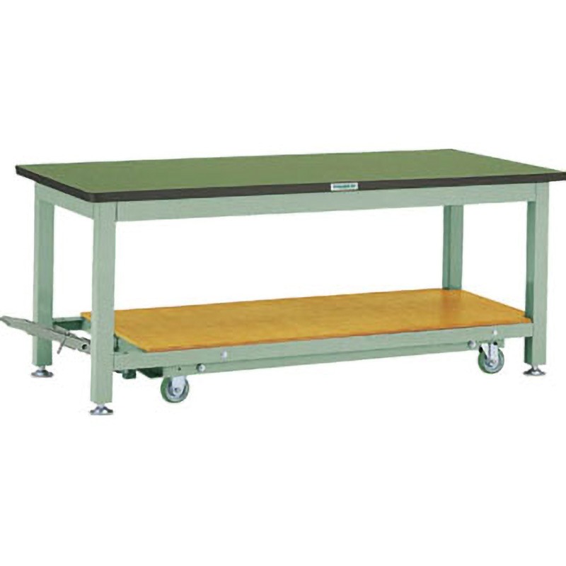 RTWC1200 重量TW型3トン作業台リノ天板車輪付1200×750 TRUSCO 荷重3000(移動時)300kg 高さ740mm