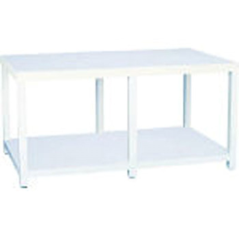 PVCT1590 塩ビ製作業台 1500X900XH740 新光化成 荷重100kg アイボリー色 完成品