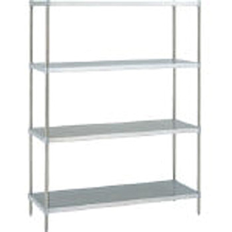 LSS910PS-PS1390-4 パンチングソリッドシェルフ ERECTA(エレクター) 組立式 棚段数(段)4 間口910mm奥行613mm高さ1384mm  LSS910PS-PS1390-4