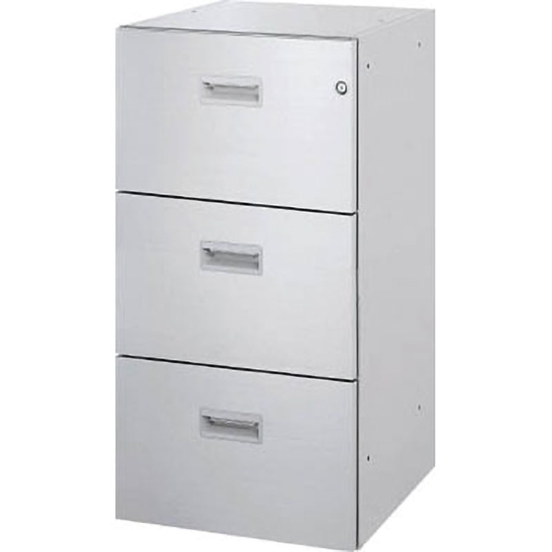 TSD34509 SUS304保管庫W450引出型3段 TRUSCO 完成品 奥行500mm高さ900mm  TSD34509