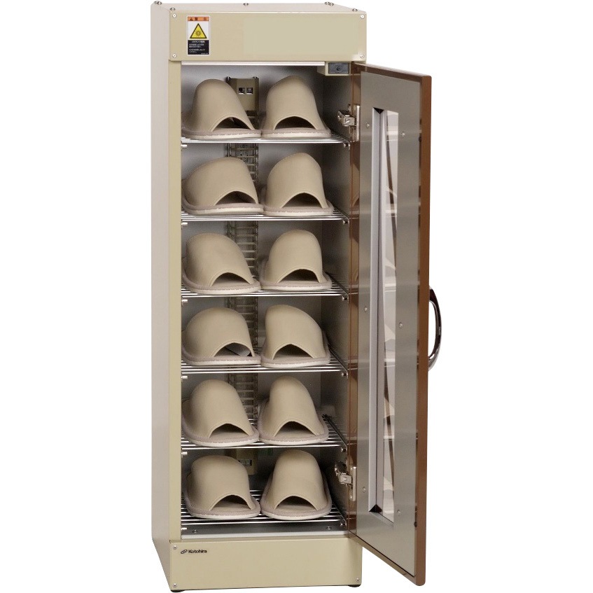 未使用 殺菌灯式スリッパ殺菌ロッカー 殺菌線スリッパロッカー（木目調） DM-HR-M 大信工業（直送品） - アスクル