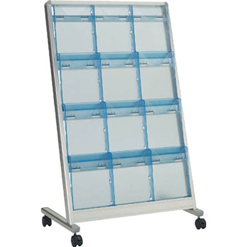 A4サイズパンフレットスタンド TRUSCO フロア用カタログスタンド