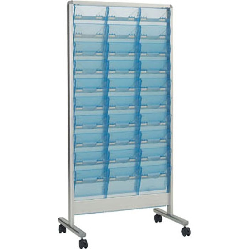 TAP310S A4サイズパンフレットスタンド 10段 TRUSCO (カセット)クリア