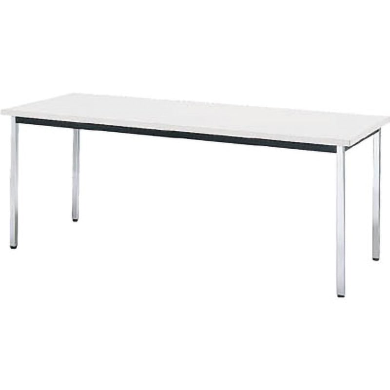 TD1590W 会議用テーブル 共巻棚無角脚 1500×900×700 ホワイト 1台 TRUSCO 【通販モノタロウ】