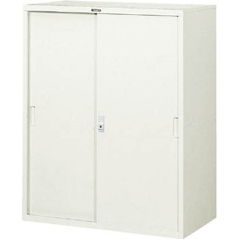 FS52G11 スチール引違書庫880×515×1110 TRUSCO ネオグレー色 上置き・下置き両用 完成品