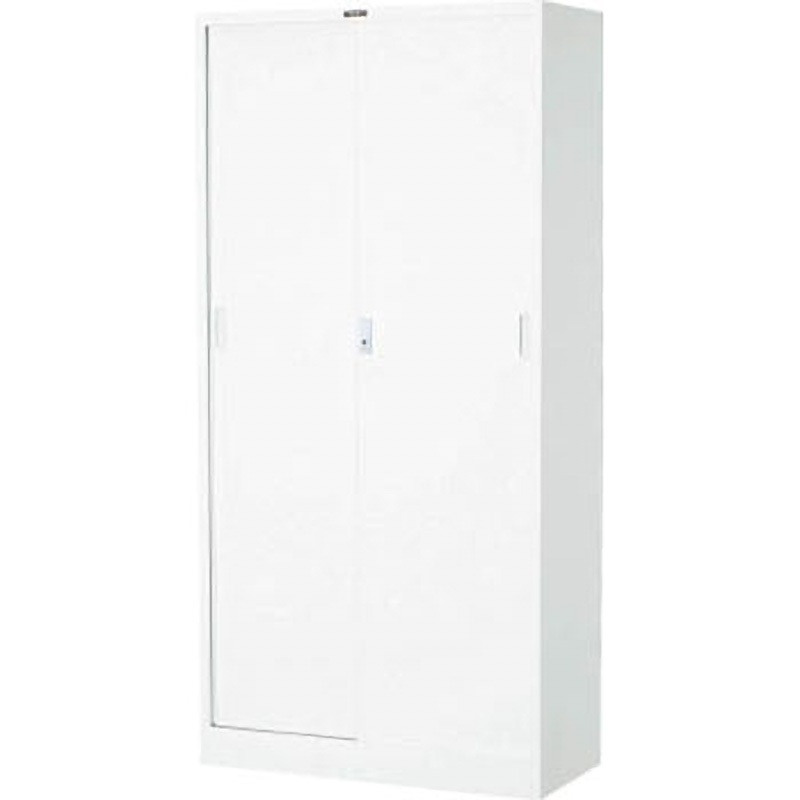 W603D スチール戸引違書庫(ホワイト色)880×400×1790 TRUSCO 下置き専用 完成品