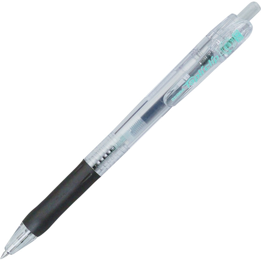 BNH5-BK 油性ボールペン タプリクリップ 0.4 ゼブラ ノック式 1本入