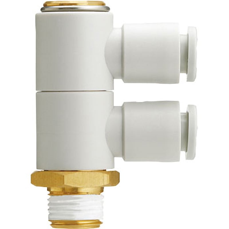 KQ2VD10-03AS ダブルユニバーサルエルボ KQ2VD (シール剤付) ミリ