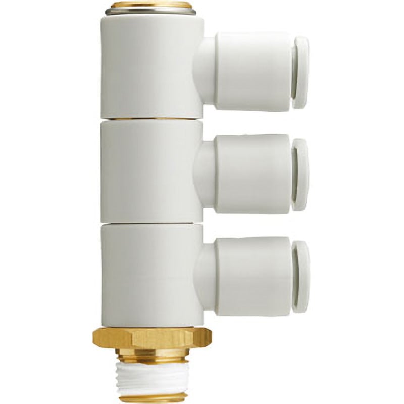 KQ2VT08-03NS トリプルユニバーサルエルボ KQ2VT (シール剤付