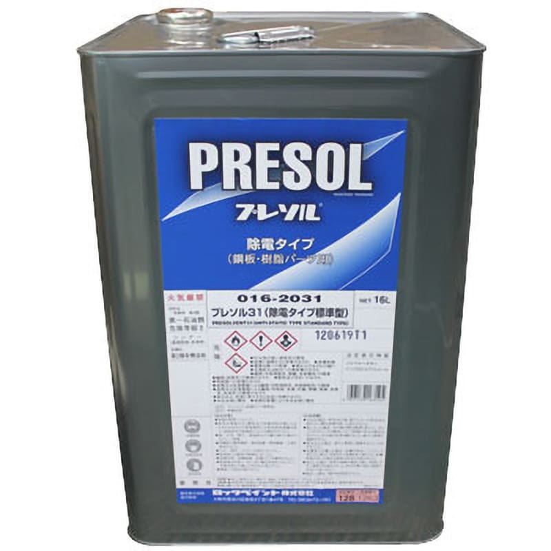 ロックペイント　プレソルベント　16L　塗膜洗浄剤 脱脂剤 - 3