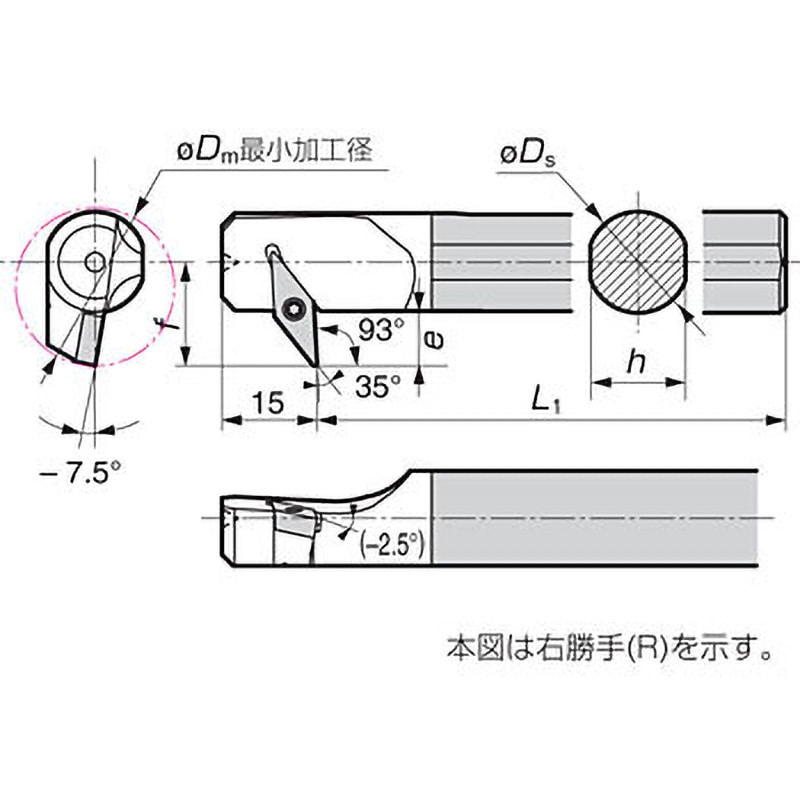 (新品)住友(イケダロイ) 内径超硬バイト C12M-SVZBR1103-20 新品)住友(イケダロイ) 内径超硬バイト C12M-SVZBR1103-20