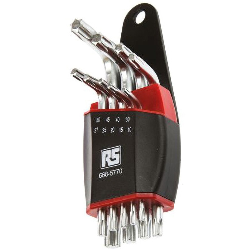 668-5770 RS Pro トルクスキーセット L形 9ピース 1セット RS PRO 【通販モノタロウ】