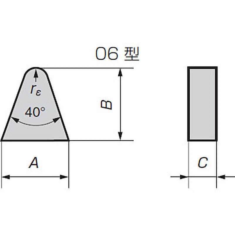 リ-2 ST20E 標準型チップ 1箱(10個) 住友電工ハードメタル 【通販モノタロウ】