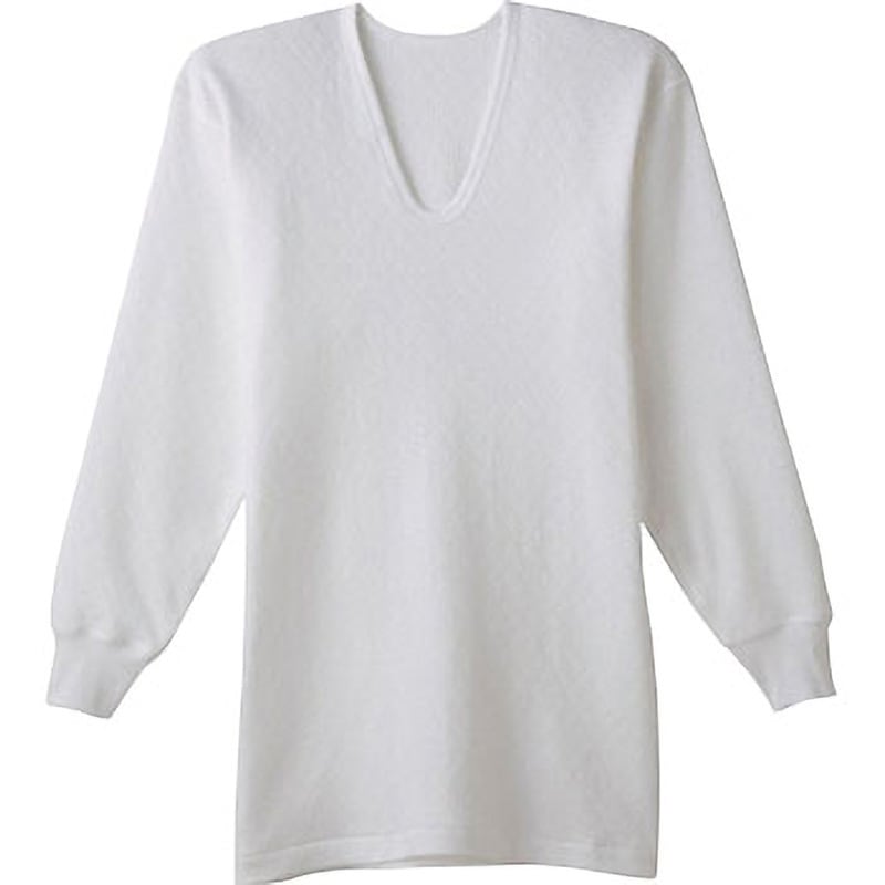 グンゼ　ベスト　長袖U首　長ズボン下　L ２枚組 保温肌着長袖Ｕ首SALE RP28102 :メンズ トップス